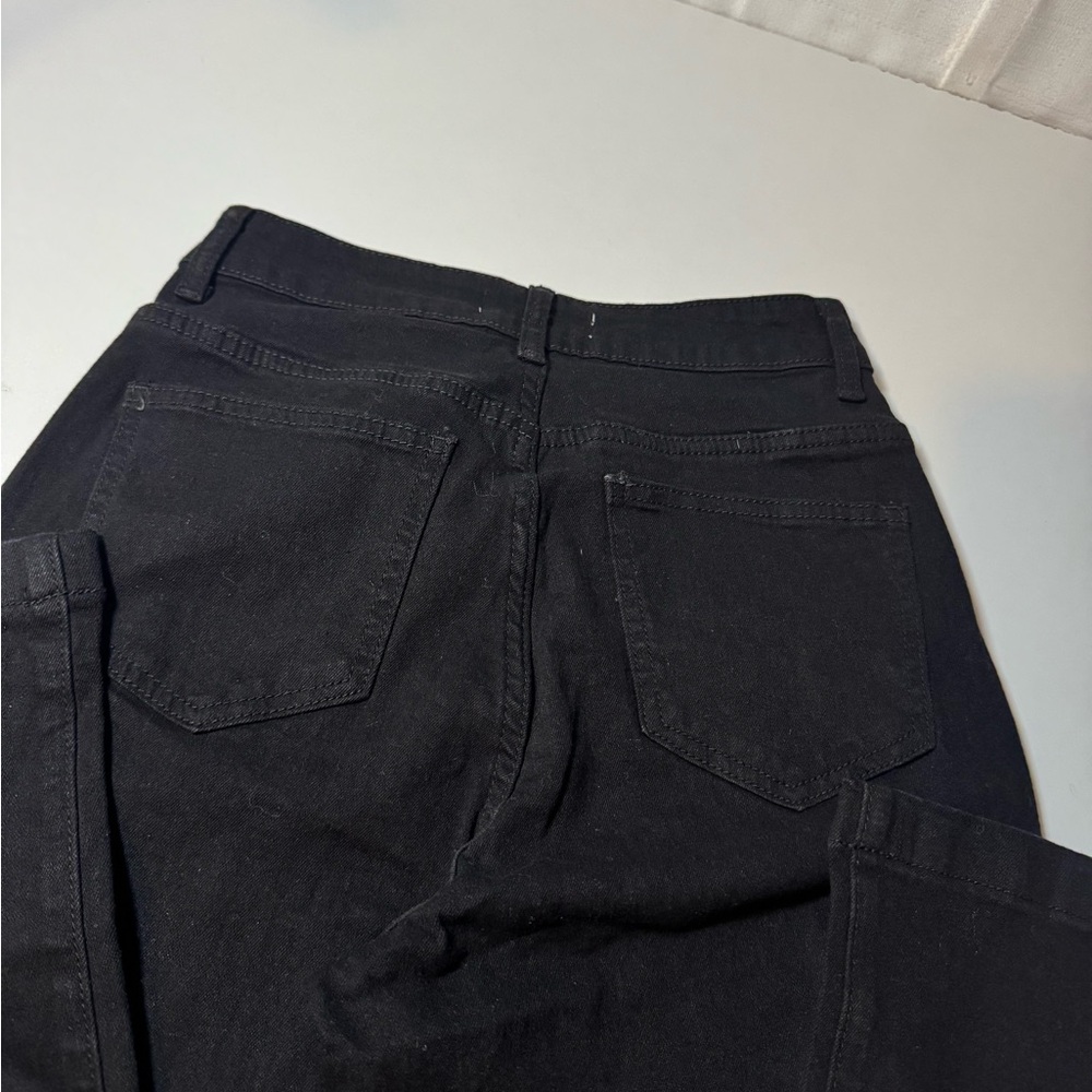 ETTELO Jeans High Waisted Straight Leg Loose Stretchy. Size:2 - Picture 9 of 16